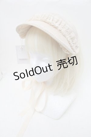 画像: Hoshibako Works / フロイラインの夢物語ミニボンネット  ベージュ S-26-02-13-009-LO-AC-AS-ZS