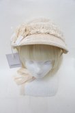 画像2: Hoshibako Works / フロイラインの夢物語ミニボンネット  ベージュ S-26-02-13-009-LO-AC-AS-ZS (2)
