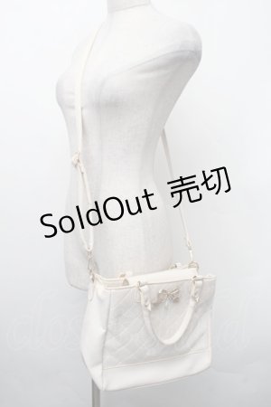 画像: LOLITA / リボンショルダーバッグ  オフ S-26-02-13-015-LO-BG-HR-ZS