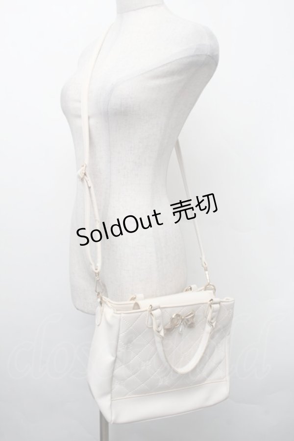 画像1: LOLITA / リボンショルダーバッグ  オフ S-26-02-13-015-LO-BG-HR-ZS (1)