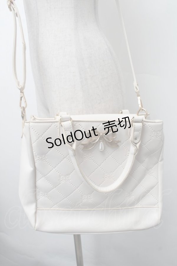 画像2: LOLITA / リボンショルダーバッグ  オフ S-26-02-13-015-LO-BG-HR-ZS (2)