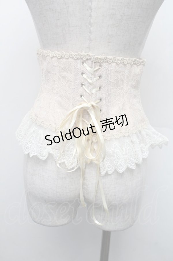 画像2: abilletage / ダブルレースベリーショートコルセット L ベージュ S-26-02-13-016-GO-TO-HR-ZS (2)