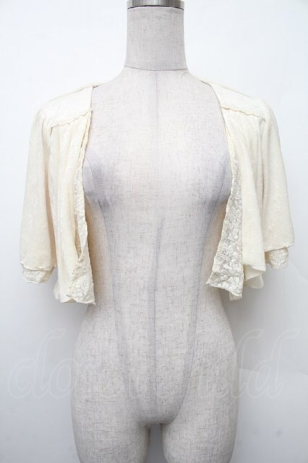 画像1: axes femme / ベロアボレロ  オフ S-26-02-13-023-AX-TO-AS-ZS (1)