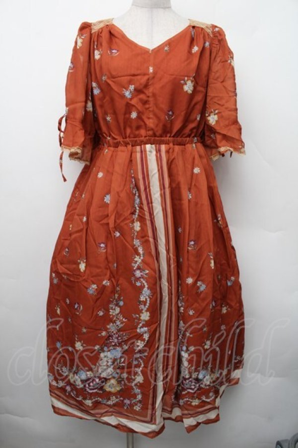 画像1: axes femme / 総柄ワンピース   S-26-02-13-034-AX-OP-AS-ZS (1)