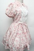 画像3: LIZ　LISA / チェック額縁花柄ワンピース  ピンク S-26-02-15-039-LO-OP-AS-ZS (3)