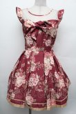 画像1: LIZ LISA / 花柄ワンピース  ワイン S-26-02-15-040-LO-OP-AS-ZS (1)