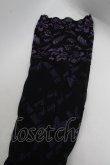 画像3: h.Jelly HONEY / レッグカバー  黒ｘ紫 S-26-02-15-004-HN-ZA-HR-ZS (3)
