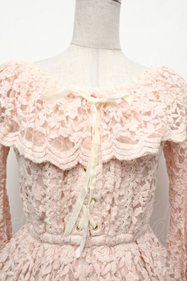 画像4: LIZ LISA / レースワンピース  ピンク S-26-02-15-045-LO-OP-AS-ZS (4)