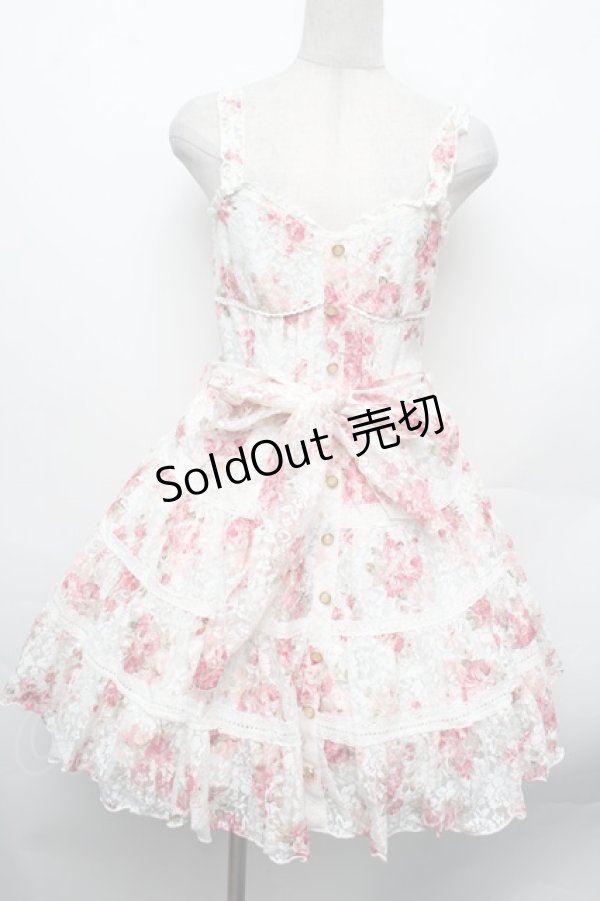 画像1: LIZ LISA / 花柄レースチュニック  ピンク S-26-02-15-046-LO-TO-HR-ZS (1)