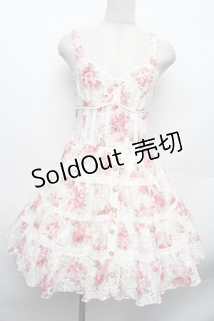 画像: LIZ LISA / 花柄レースチュニック  ピンク S-26-02-15-047-LO-TO-HR-ZS