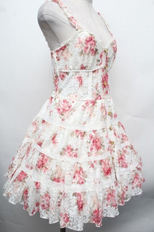 画像3: LIZ LISA / 花柄レースチュニック  ピンク S-26-02-15-047-LO-TO-HR-ZS (3)