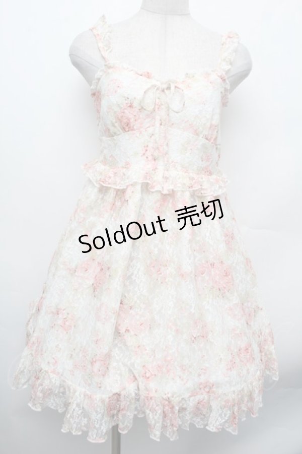 画像1: LIZ LISA / 花柄レースチュニック  ピンク S-26-02-15-049-LO-TO-HR-ZS (1)