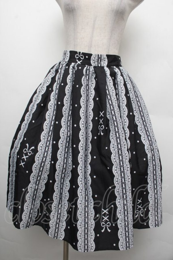 画像1: axes femme kawaii / 2023年福袋スカート  黒 S-26-02-15-058-AX-SK-AS-ZS (1)