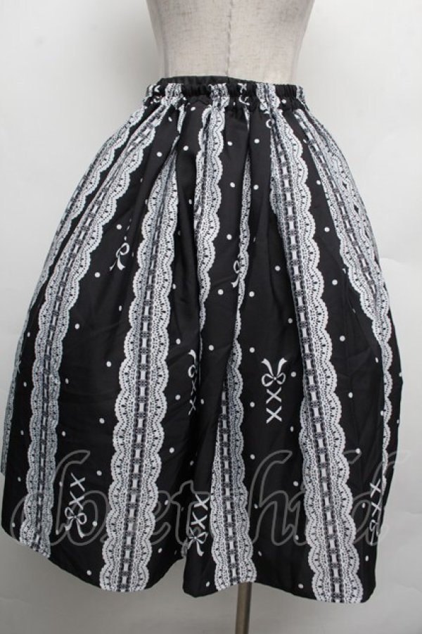 画像2: axes femme kawaii / 2023年福袋スカート  黒 S-26-02-15-058-AX-SK-AS-ZS (2)