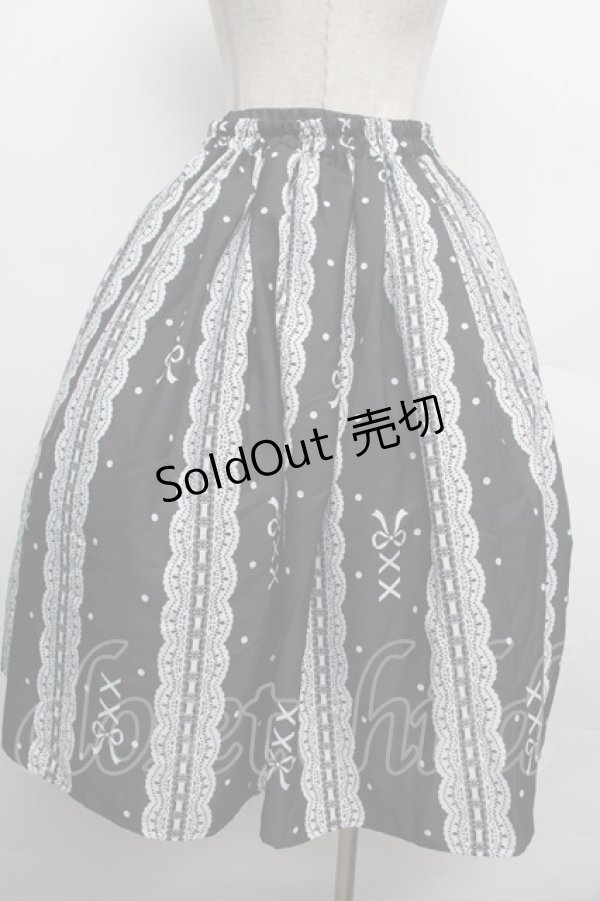 画像2: axes femme kawaii / 2023年福袋スカート  黒 S-26-02-15-058-AX-SK-AS-ZS (2)