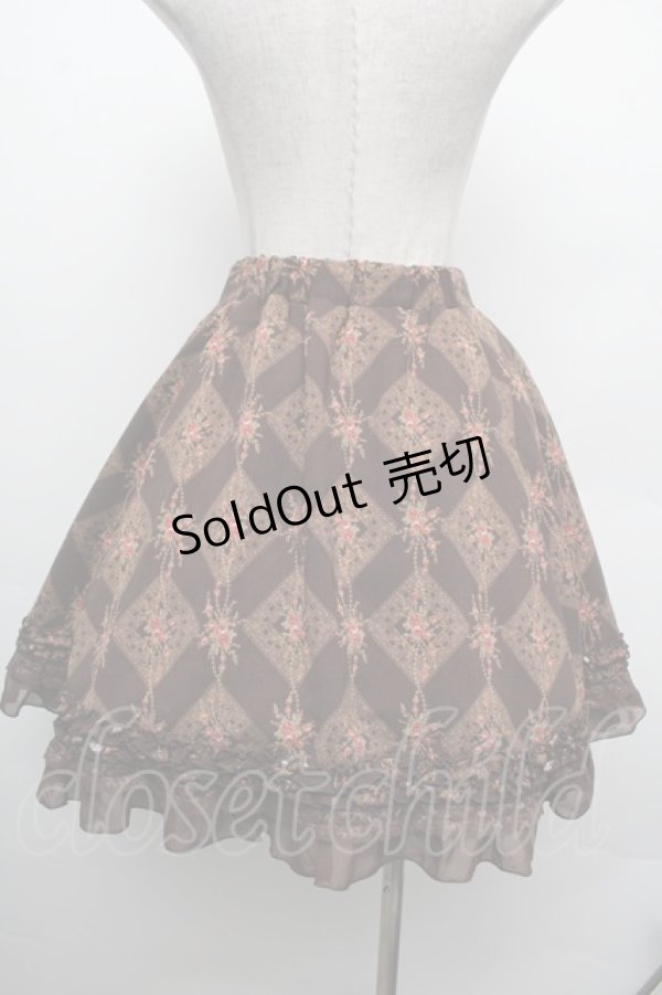 画像2: axes femme / カメオスカート  ブラウン S-26-02-15-059-AX-OP-AS-ZS (2)