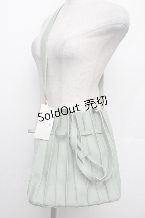 画像1: axes femme / カヌレバッグ  グリーン S-26-02-15-010-AX-BG-AS-ZS (1)