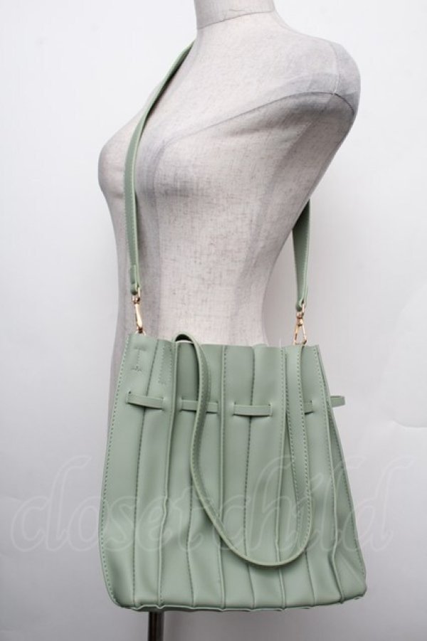 画像2: axes femme / カヌレバッグ  グリーン S-26-02-15-010-AX-BG-AS-ZS (2)