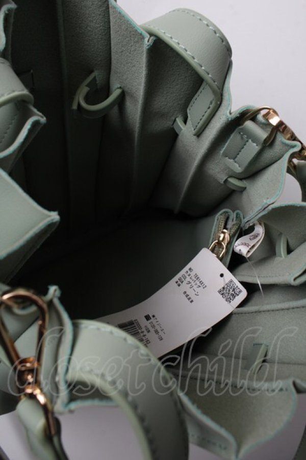 画像3: axes femme / カヌレバッグ  グリーン S-26-02-15-010-AX-BG-AS-ZS (3)