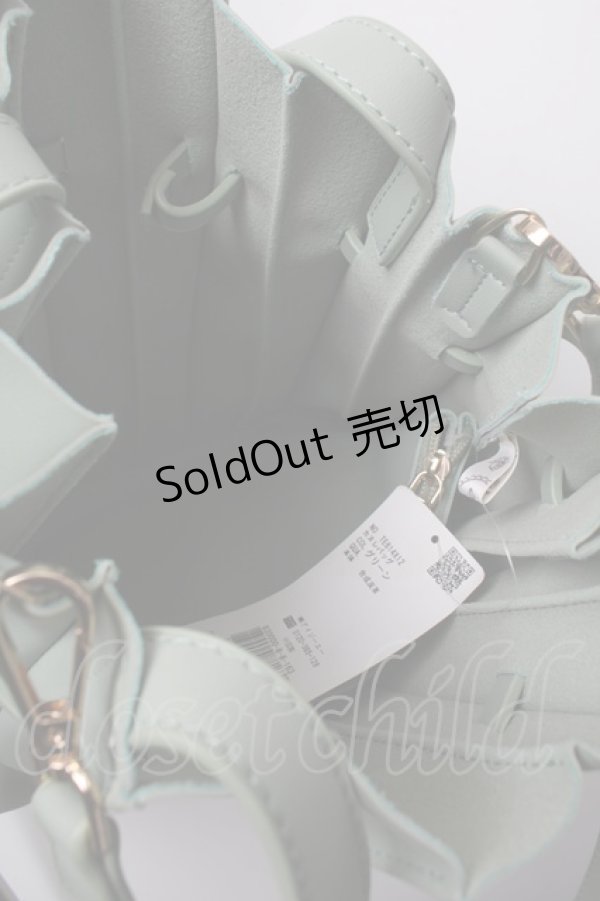 画像3: axes femme / カヌレバッグ  グリーン S-26-02-15-010-AX-BG-AS-ZS (3)