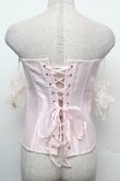 画像2: GOTH / サテンジャガードコルセット M ピンク S-26-02-15-015-GO-TO-HR-ZS (2)