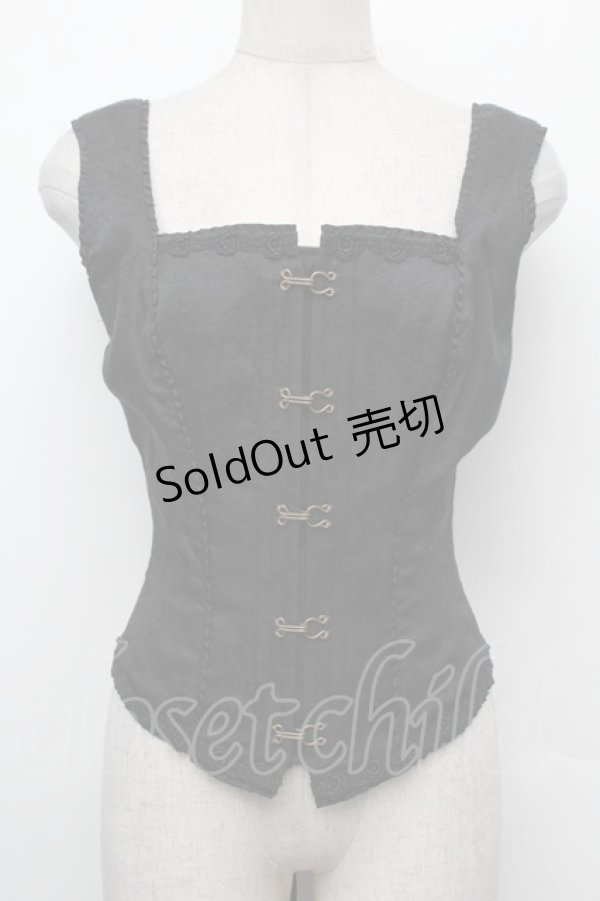 画像1: EXCENTRIQUE / Black Rose コルセット 3 黒 S-26-02-15-016-EL-TO-HR-ZS (1)