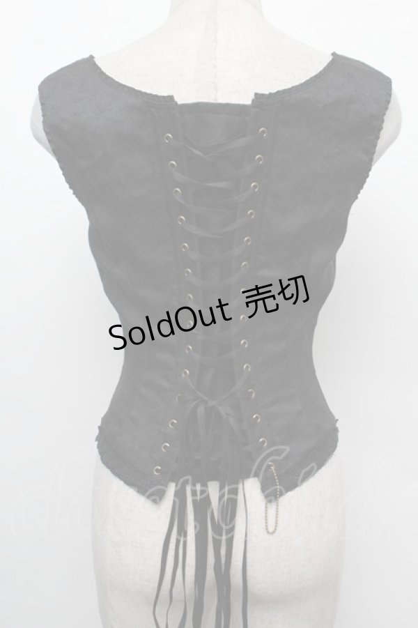 画像2: EXCENTRIQUE / Black Rose コルセット 3 黒 S-26-02-15-016-EL-TO-HR-ZS (2)