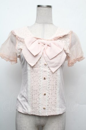 画像: LIZ LISA / リボントップス  ピンク S-26-02-15-017-LO-TO-AS-ZS