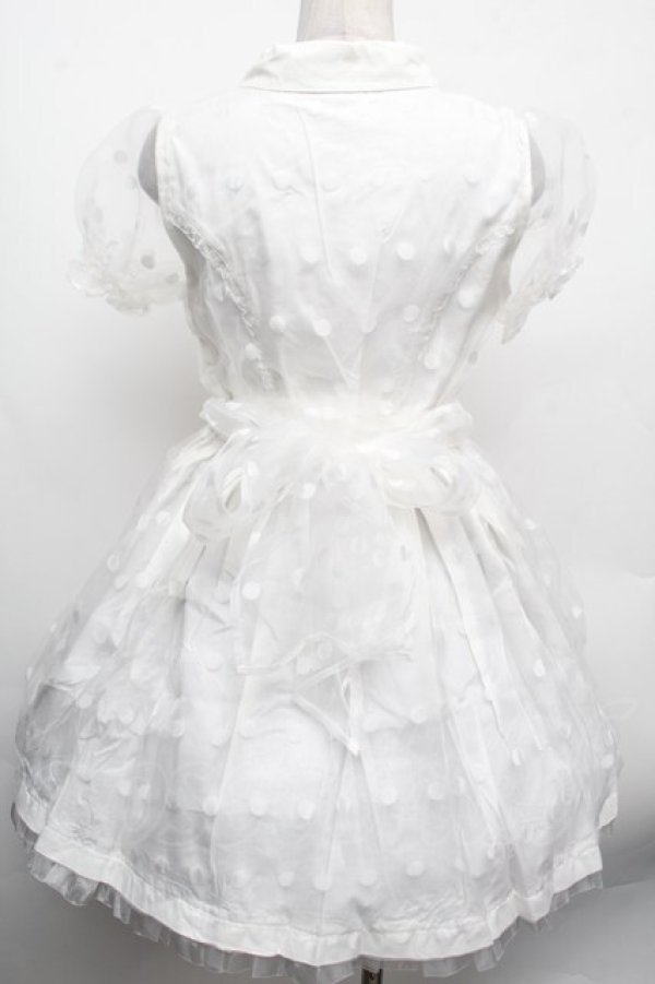 画像2: LIZ LISA / シアードットワンピース  白 S-26-02-15-029-LO-OP-AS-ZS (2)