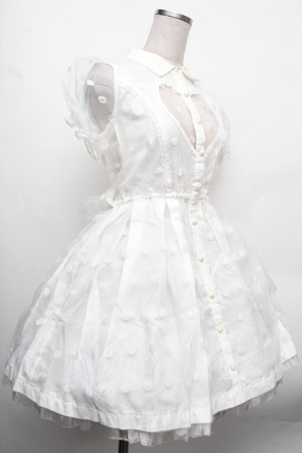 画像3: LIZ LISA / シアードットワンピース  白 S-26-02-15-029-LO-OP-AS-ZS (3)