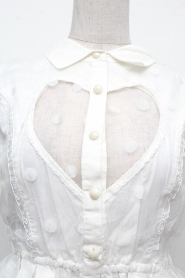 画像4: LIZ LISA / シアードットワンピース  白 S-26-02-15-029-LO-OP-AS-ZS (4)