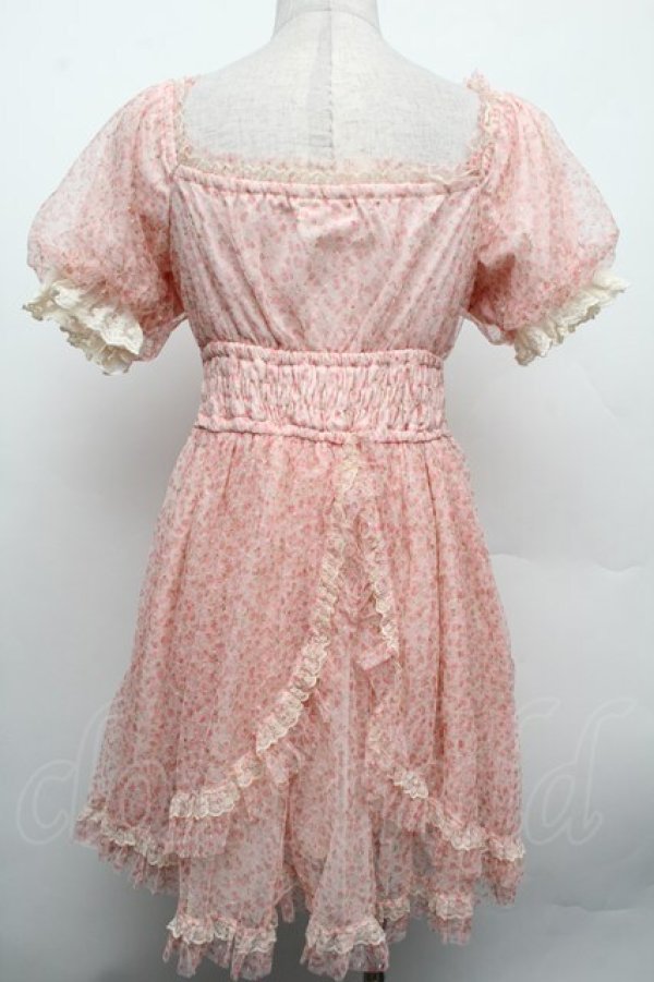 画像2: LIZ LISA / 花柄チュールチュニック  ピンク S-26-02-15-032-LO-SK-HR-ZS (2)