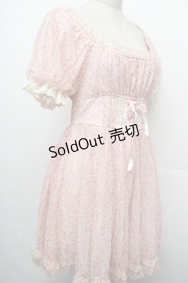 画像4: LIZ LISA / 花柄チュールチュニック  ピンク S-26-02-15-032-LO-SK-HR-ZS (4)