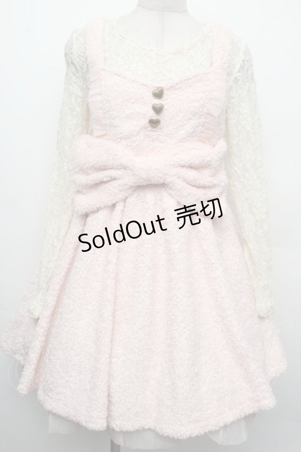 画像1: LIZ LISA / ボアワンピース  ピンク S-26-02-15-033-LO-OP-AS-ZS (1)