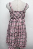 画像2: TRALALA / タータンチェックキャミワンピース  ピンク S-26-02-15-035-LO-OP-AS-ZS (2)