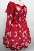 画像3: LIZ LISA / ブーケハート柄ワンピース  ワイン S-26-02-15-037-LO-TO-AS-ZS (3)