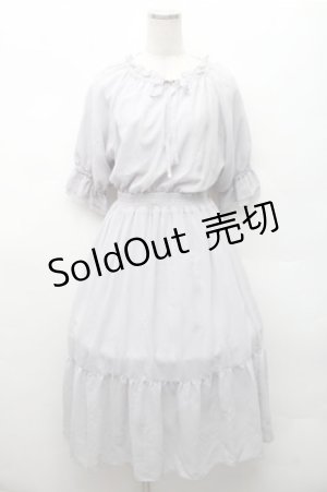 画像: MAJESTIC LEGON / 花柄ワンピース  グレー S-26-02-17-033-LO-OP-AS-ZS