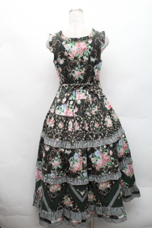 画像2: Surfacespell / Dreamland前開きジャンパースカート  グリーン S-26-02-17-035-LO-OP-AS-ZS (2)