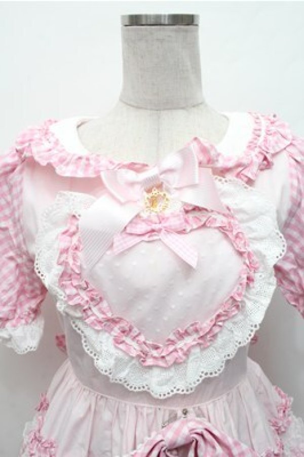 画像3: BABY,THE STARS SHINE BRIGHT / Sweet My Secret Heartワンピース  ピンク S-26-02-17-036-BA-OP-HR-ZS (3)