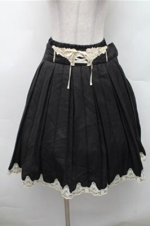 画像: axes femme / プリーツスカート  黒 S-26-02-17-043-AX-SK-AS-ZS