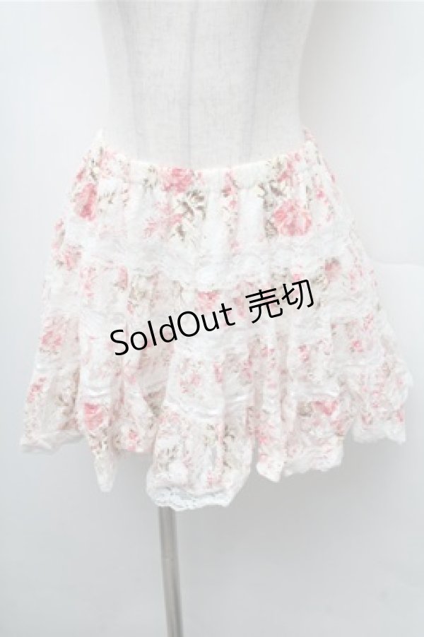 画像1: LIZ LISA / 花柄レーススカート  ピンク S-26-02-17-049-LO-SK-HR-ZS (1)