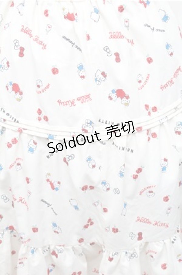 画像3: axes femme / ハローキティプリントスカート  オフ S-26-02-17-050-AX-SK-AS-ZS (3)
