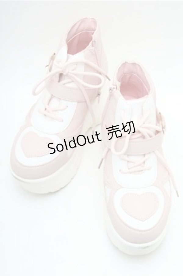 画像1: LOLITA / 厚底スニーカー M ピンクｘオフ S-26-02-17-007-LO-SH-HR-ZS (1)