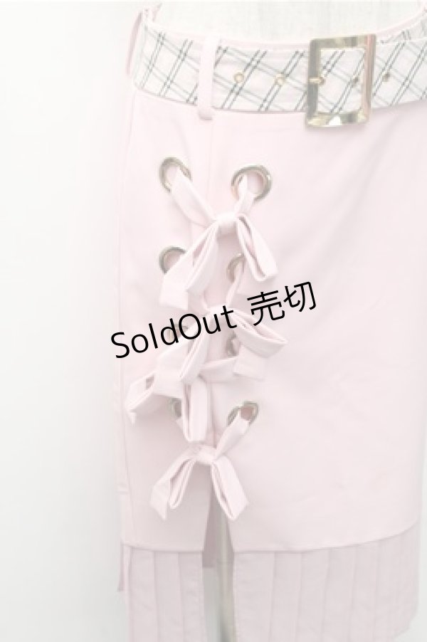 画像3: Swankiss / 裾チュールタイトスカート  ピンク S-26-02-17-057-CA-SK-AS-ZS (3)