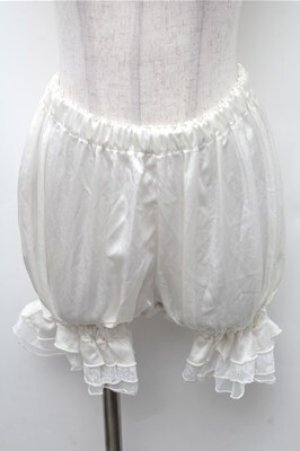 画像: LOLITA / サテンショートドロワーズ  キナリ S-26-02-17-058-LO-PA-HR-ZS