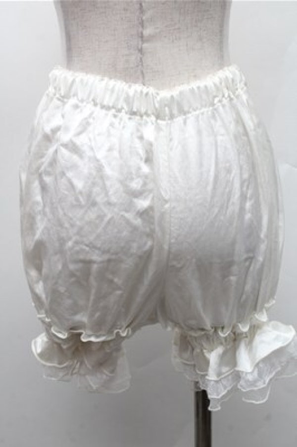 画像2: LOLITA / サテンショートドロワーズ  キナリ S-26-02-17-058-LO-PA-HR-ZS (2)