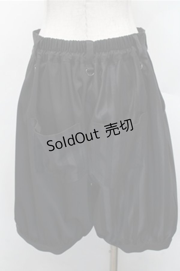 画像2: Deorart / ストライプ柄バルーンドロワーズパンツ  黒 S-26-02-17-059-PU-PA-AS-ZS (2)