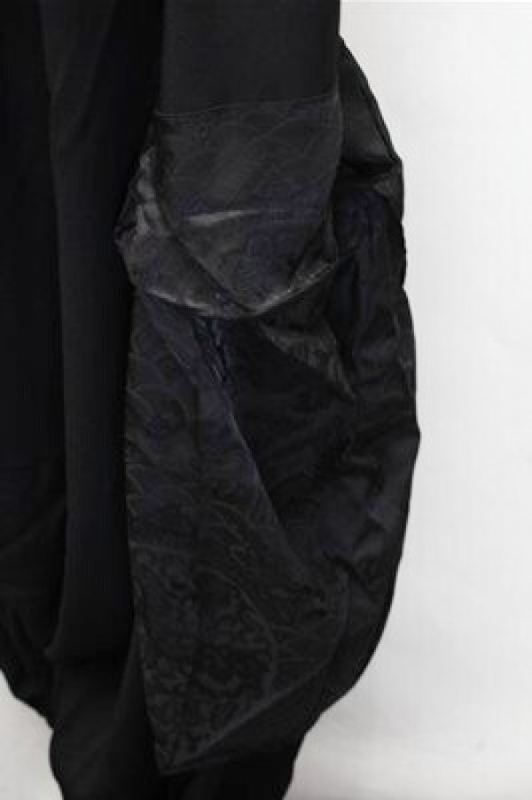 画像3: Deorart / 【Deorart 百奇夜行】ボックスパーツ・サルエルパンツ  黒 S-26-02-17-060-PU-PA-AS-ZS (3)