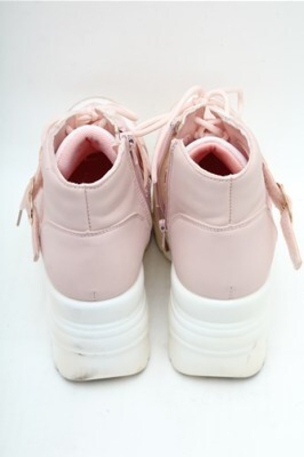 画像3: LOLITA / 厚底スニーカー M ピンクｘオフ S-26-02-17-007-LO-SH-HR-ZS (3)