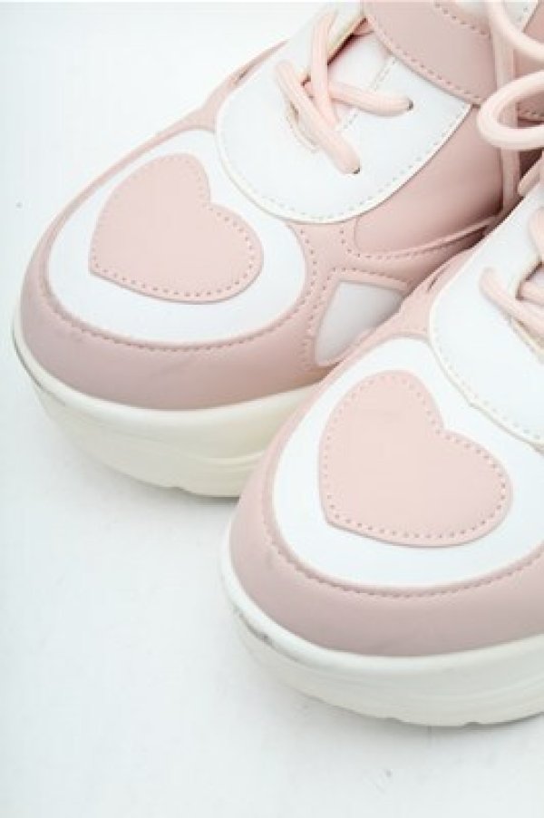 画像4: LOLITA / 厚底スニーカー M ピンクｘオフ S-26-02-17-007-LO-SH-HR-ZS (4)